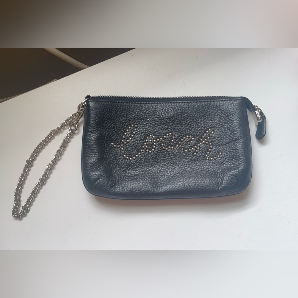 Coach Black Wristlet